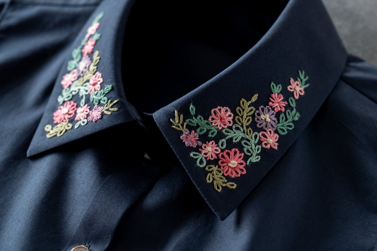 アシードンクラウド　お花刺繍ジレ アシードンクラウド お花刺繍ジレ