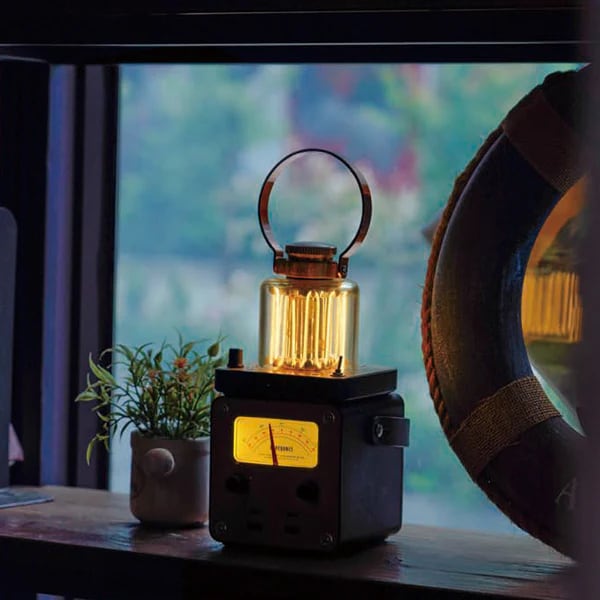 BAREBONES (ﾍﾞｱﾎﾞｰﾝｽﾞ) - BLOCK TOWER LANTERN (ﾌﾞﾛｯｸ ﾀﾜｰ ﾗﾝﾀﾝ