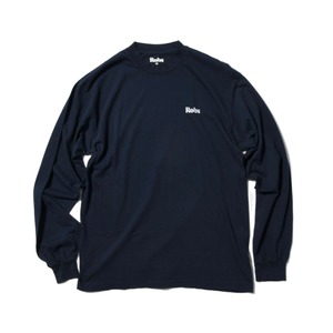 ROBS SMALL LOGO EMBROID L/S TEE / NAVY