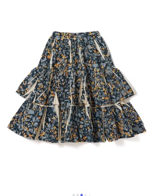 【26AW】NONTOKYO ノントーキョー / スカート / DIRECT PRINT RIB GATHER SKIRT