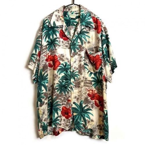 【Hookano】Vintage Rayon Hawaiian Shirt【1970s-】