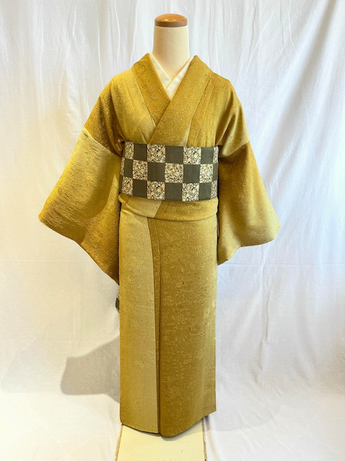 2200 高身長 縦ぼかし 小紋 袷単品 Komon Kimono(lined kimono)