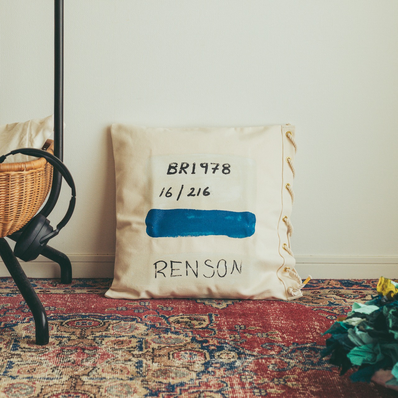 Vintage Canvas Cushion Cover