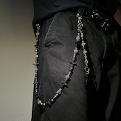 黒ダイヤクロス ウォレットチェーン G182