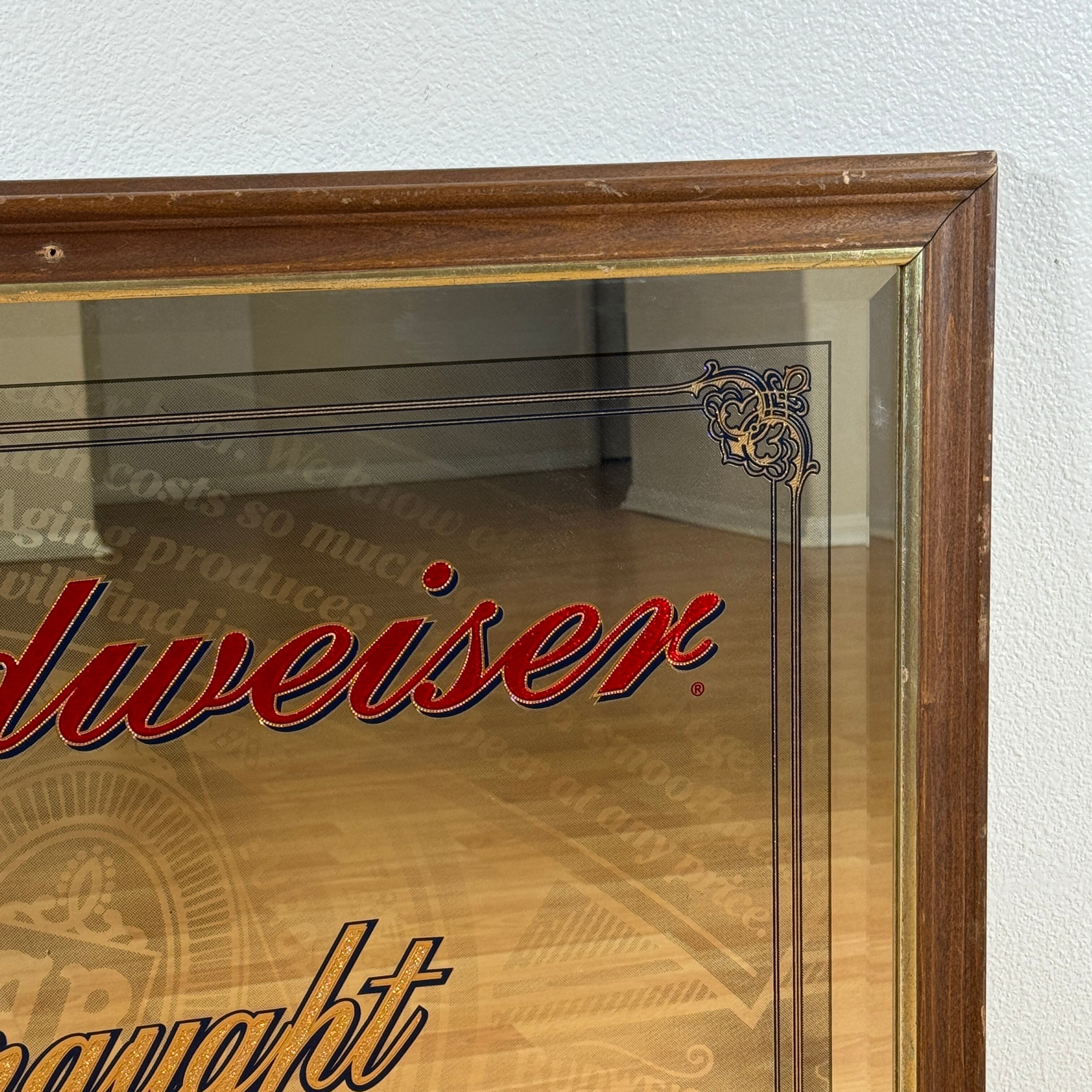 1352【2000年代】バドワイザー パブミラー | VINTAGE RUSH