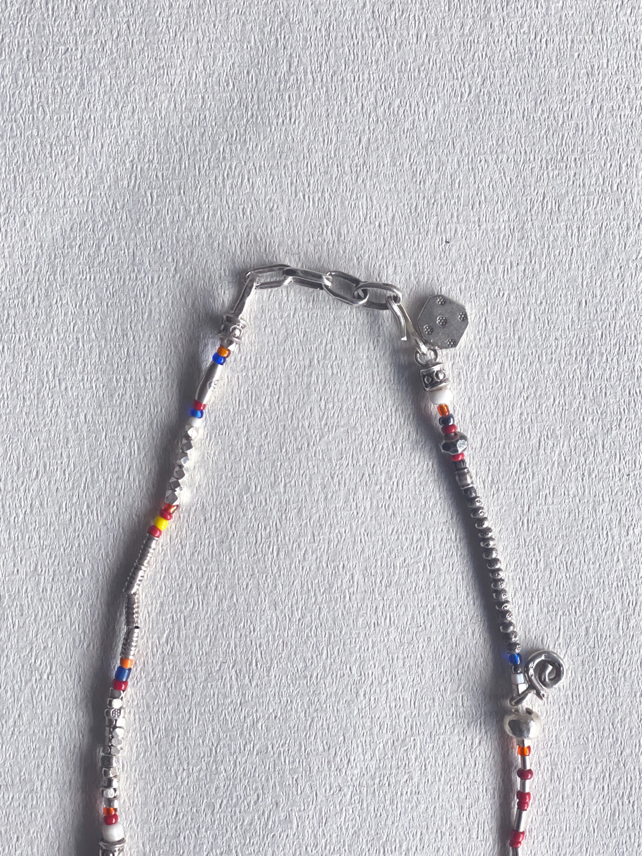 Thai／Silver×Beads necklace