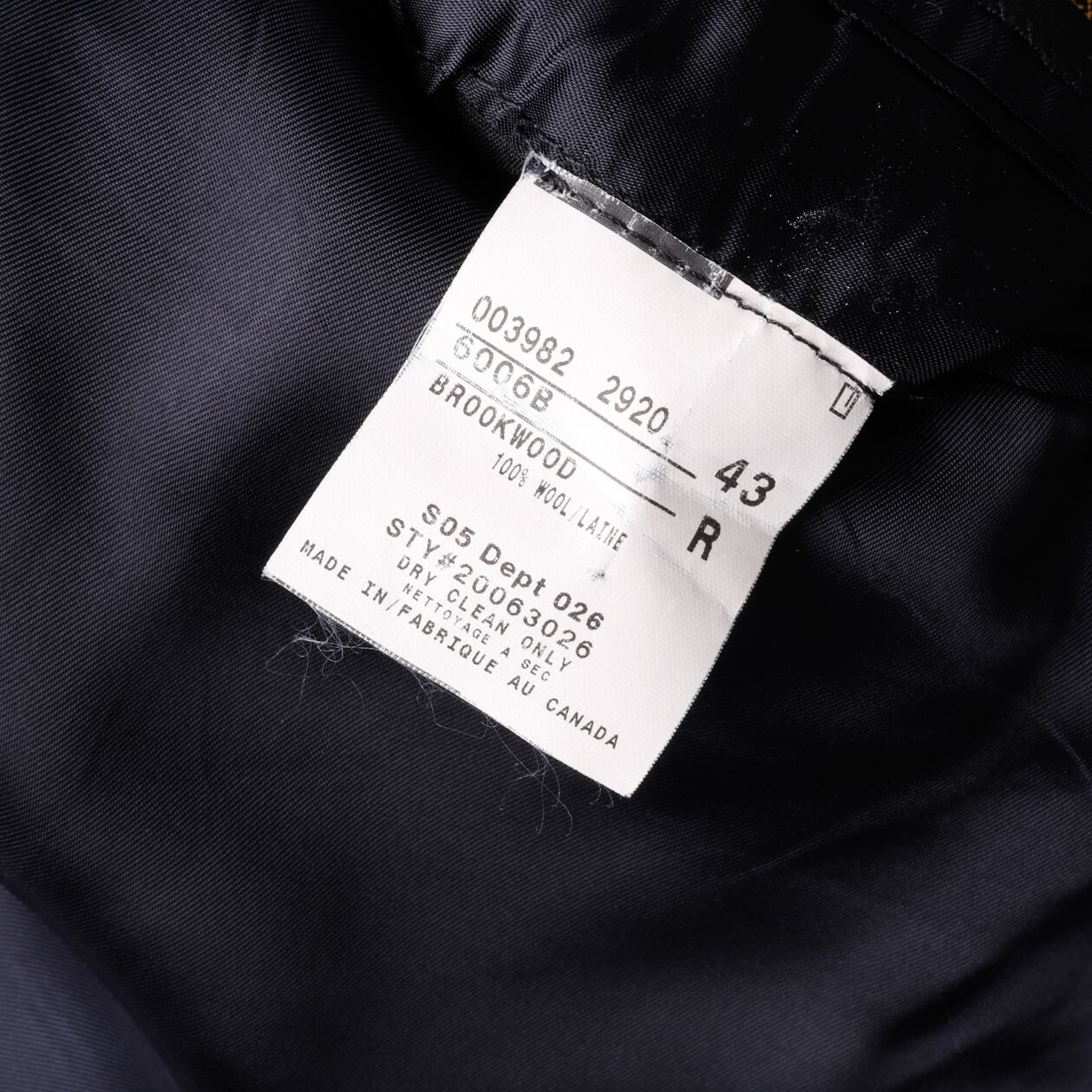 極美品】BROOKS BROTHERS Loro Piana Made in Canada wool Navy blazer