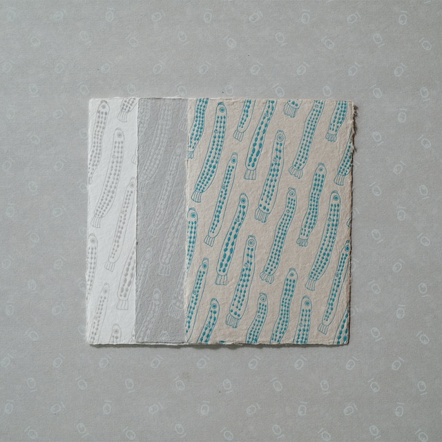 Letterpress card ( shirouo ) / NOZOMI PAPER Factory