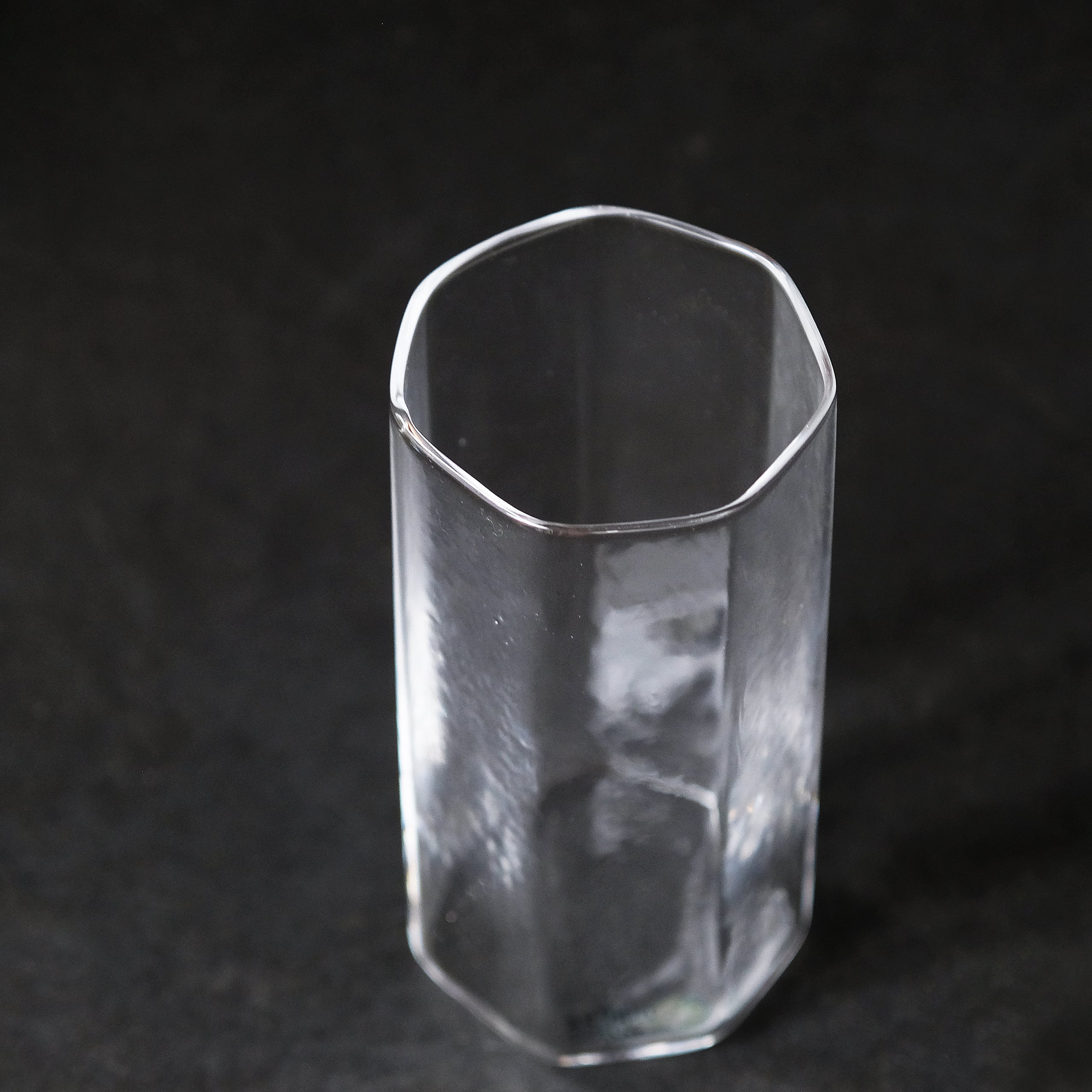 谷口嘉 Yoshimi Taniguchi 七角グラス （細）TC-02 | les trois