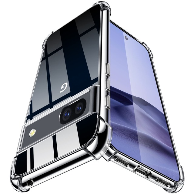 Google Pixel 7A 用ケース クリア 耐衝撃 四隅エアクッション TPU ソフト ストラップホール付き 軽量 薄型 ピクセル 7A 用ケース 透明 シリコン 衝撃吸収 耐久 黄変防止 指紋防止 滑り止め 脱着簡単 カバー ZW79-12