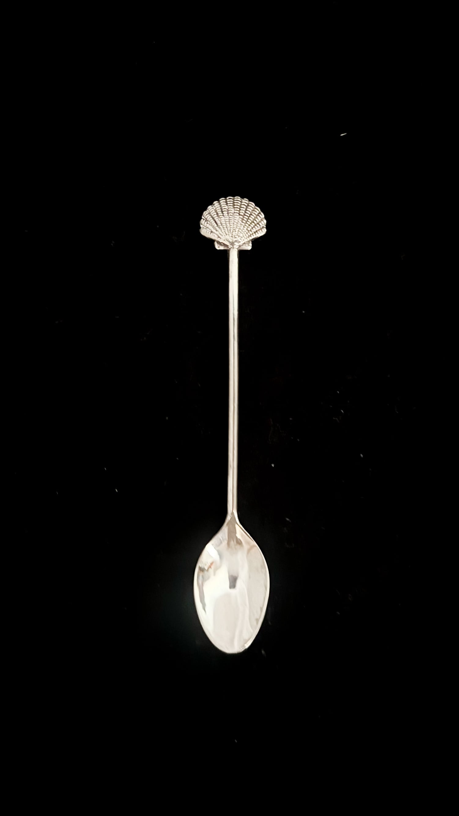 vintage shell spoon