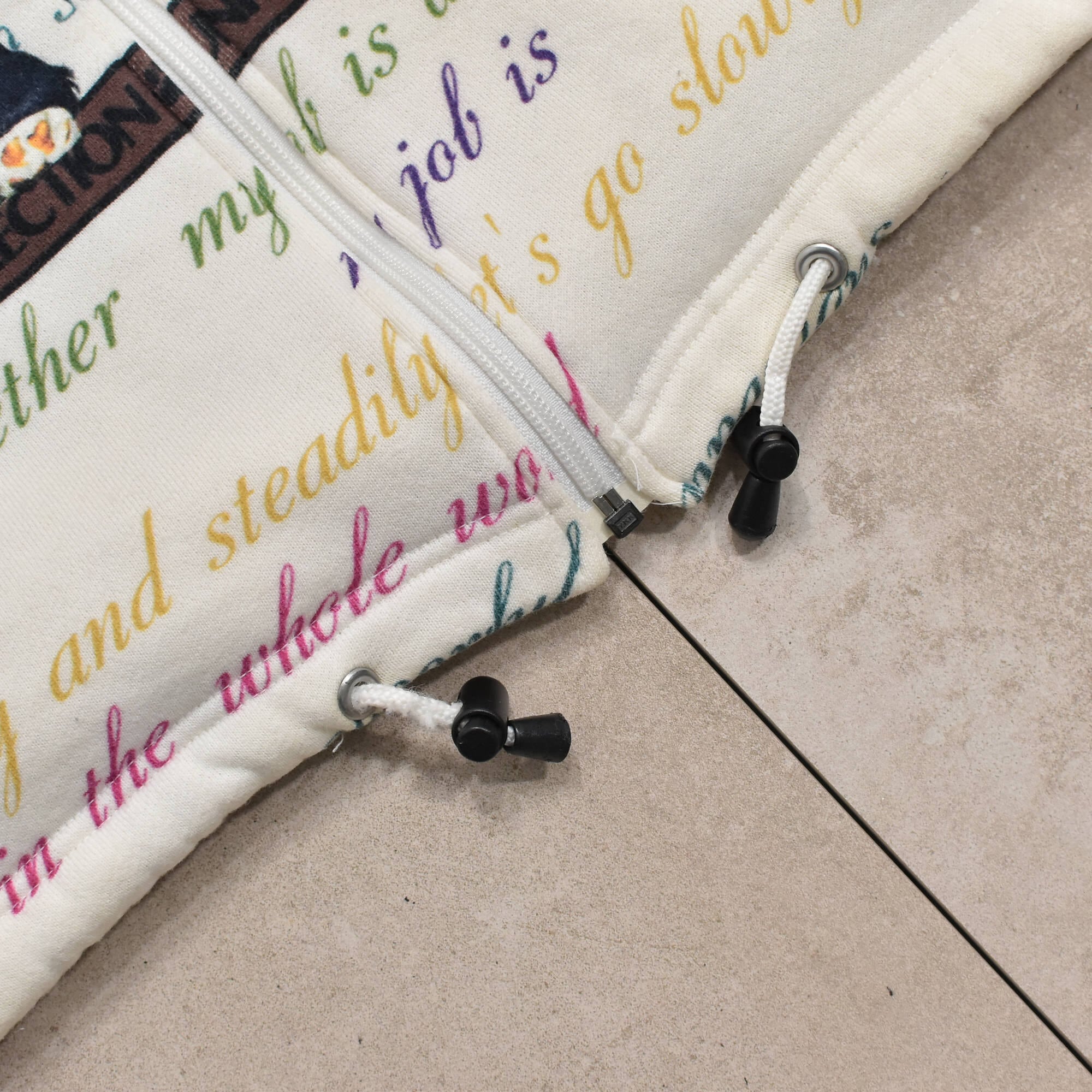 サトウクニオ　クニオコレクション　ロングスウェット　プルオーバー　フルジップ総柄 KUNIO COLLECTION（クニオコレクションの公式サイト）