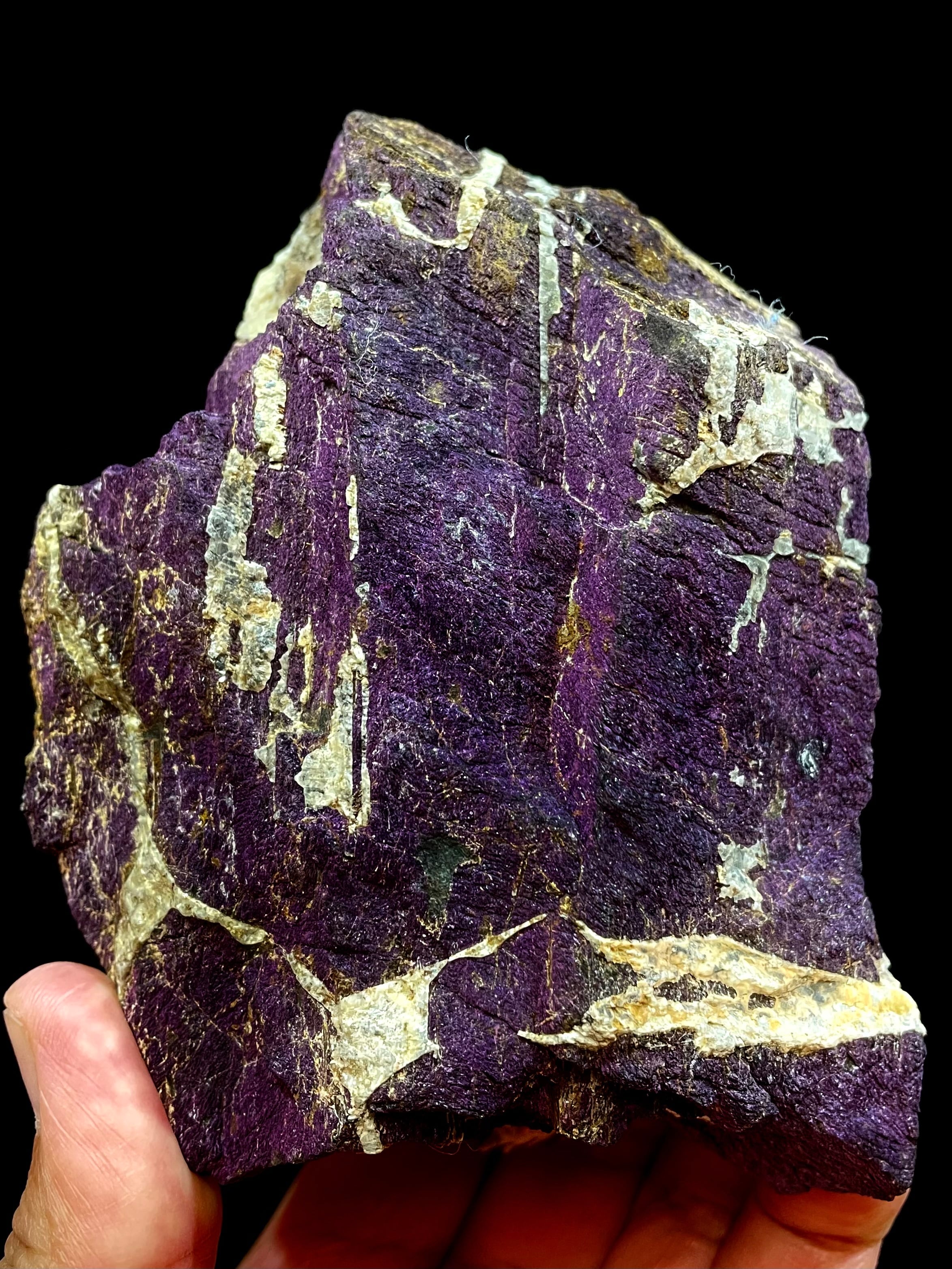 1) 合理的な思考「パープライト」原石(大型)