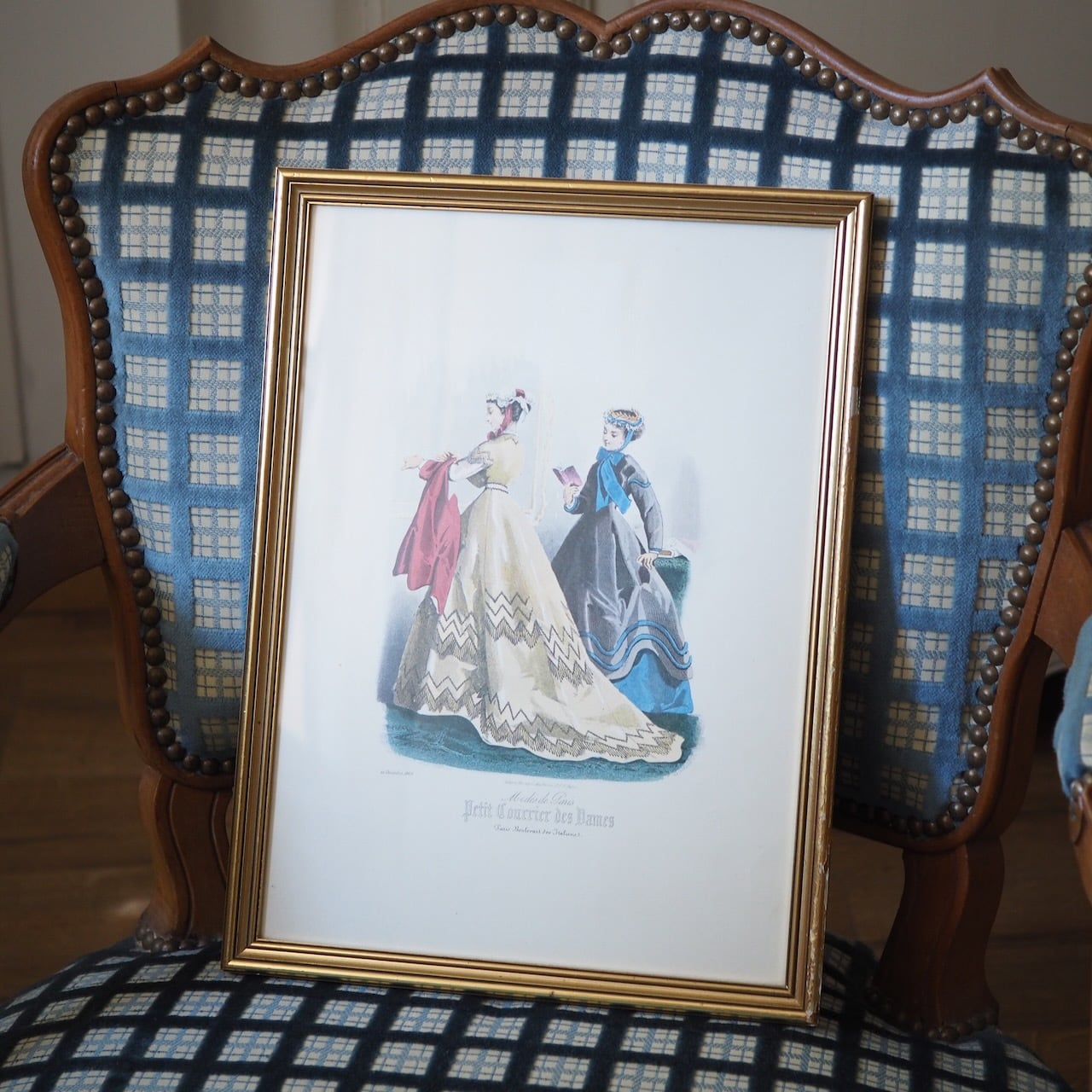 パリの古き良きベルエポック・ファッション画 1866年