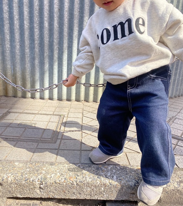 ラスト1点 S【即納】onu // stitch roll-up pants K3124