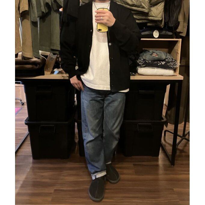 Mars Knitwear (マーズニットウェア) LAMBSWOOL V-NECK 2PKT CARDIGAN 
