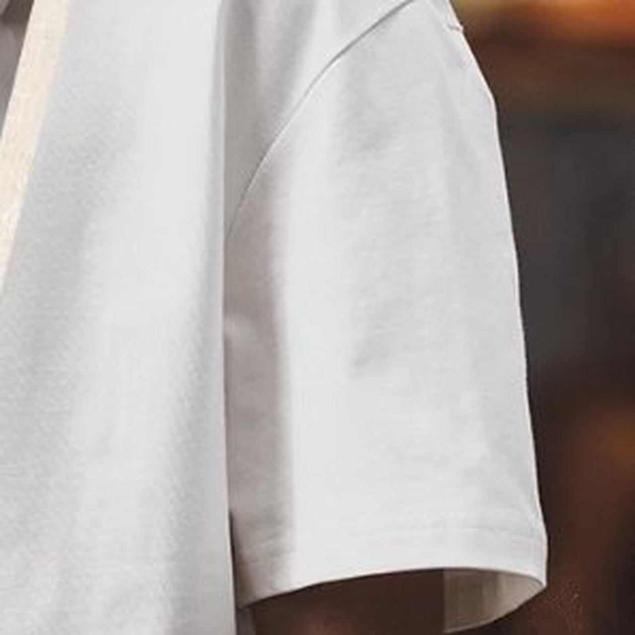 Pajama-style Back Print Box Silhouette T-shirt ◇2color H0564