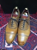 ◎.OLD EDWARD GREEN ASQUITH LEATHER BLOGUE SHOES MADE IN ENGLAND/オールドエドワードグリーンセミブローグシューズ 2000000032535