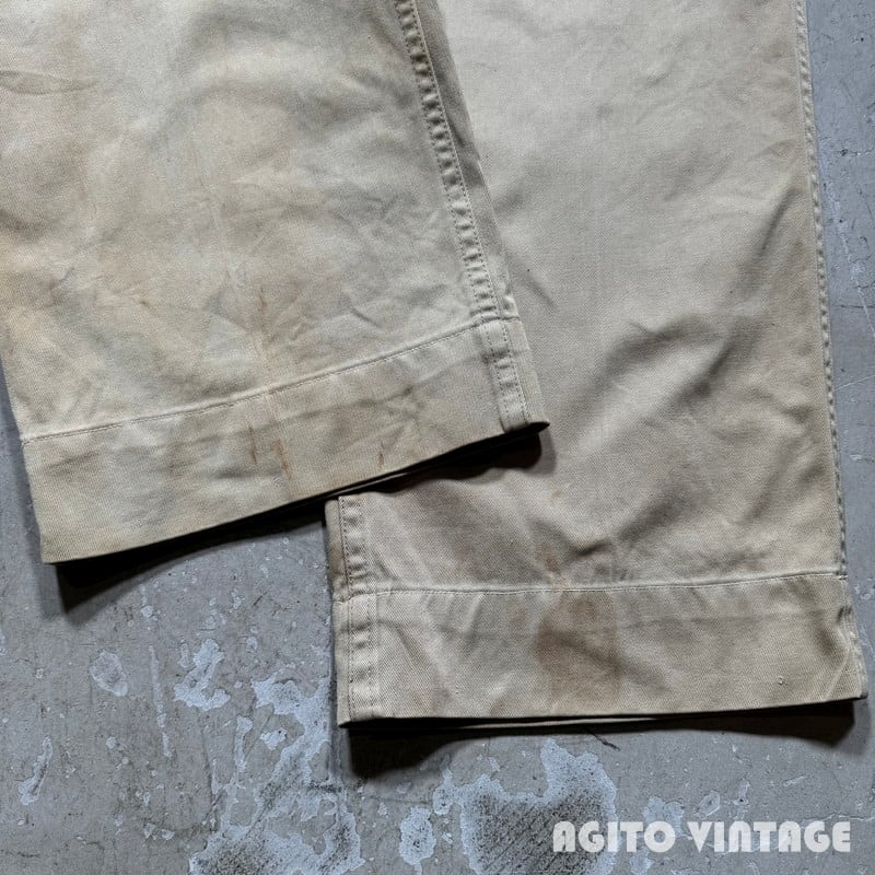 40's U.S.ARMY 45KHAKI チノトラウザーズ 6-254A T.S.LANKFORD&SONS