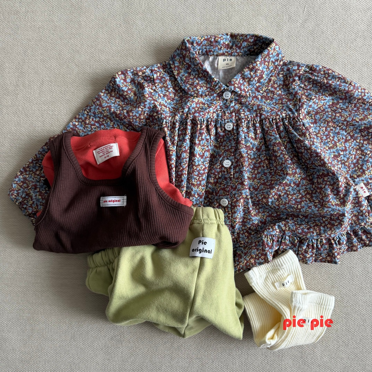韓国子供服 / pie / 26Autumn / アンナブラウス/ 秋服 /ブラウス*XS~XL *