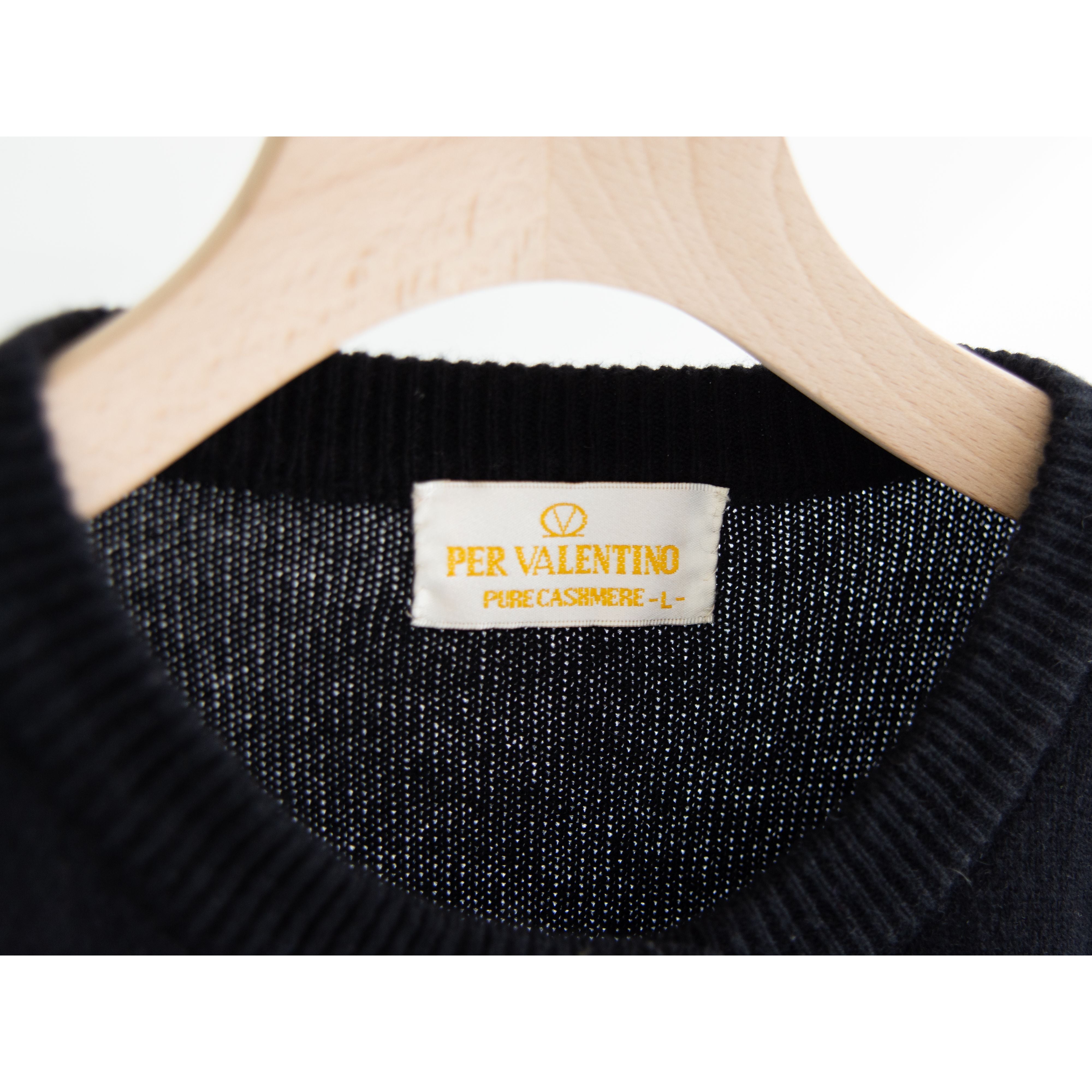 PER VALENTINO】100% cashmere knit cardigan（ペレバレンティノ