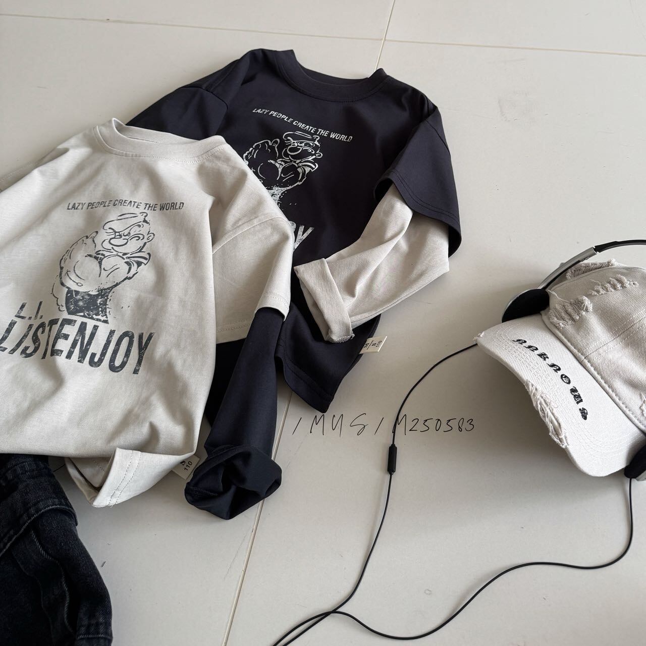 Jr.サイズ　イラストレイヤードT