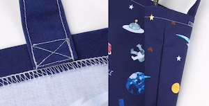 ◆受注生産◆「栗ーリー柄」◆全面フルカラーMサイズトート