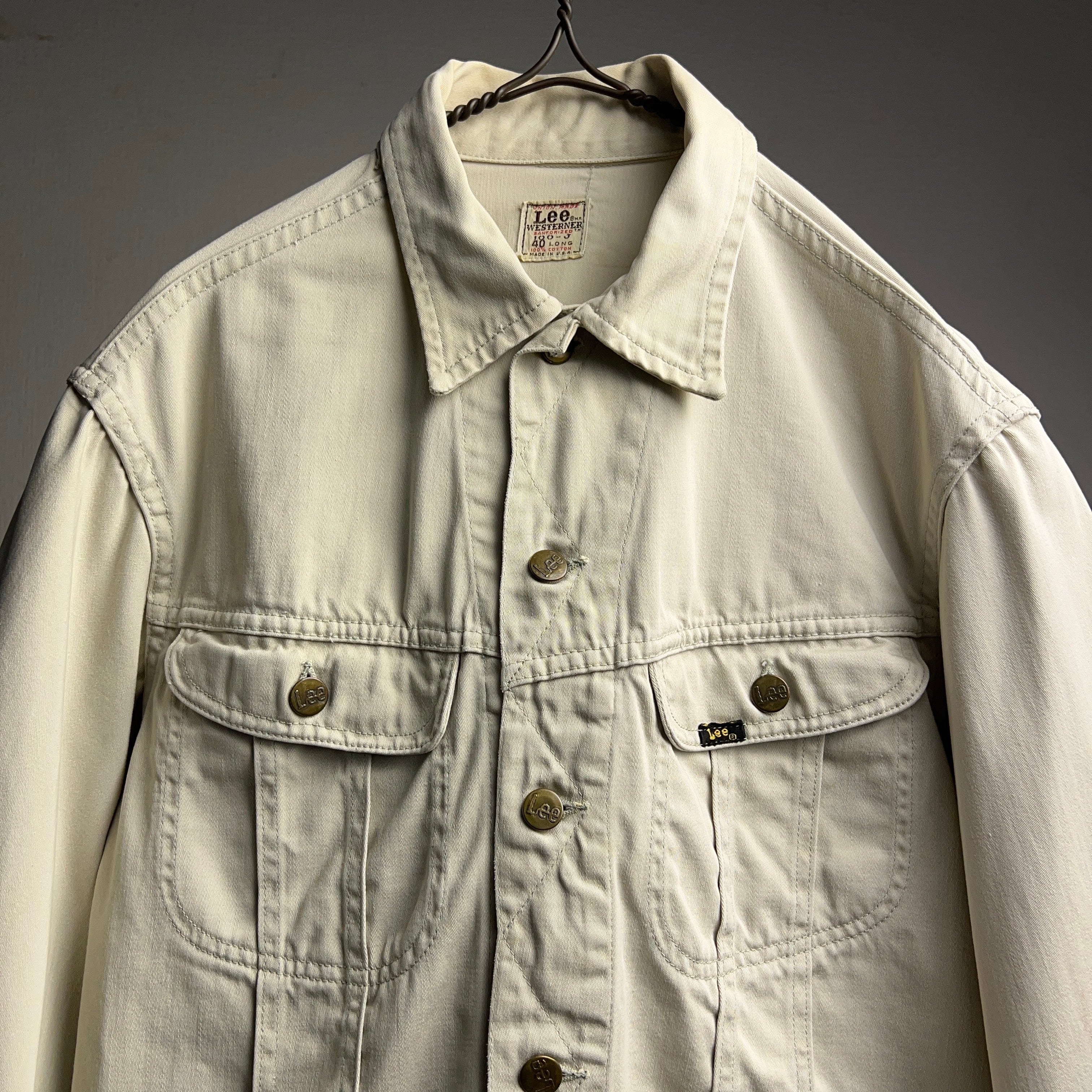 1960's Lee WESTERNER 100-J 40LONG JACKET 60年代 リー ウエス