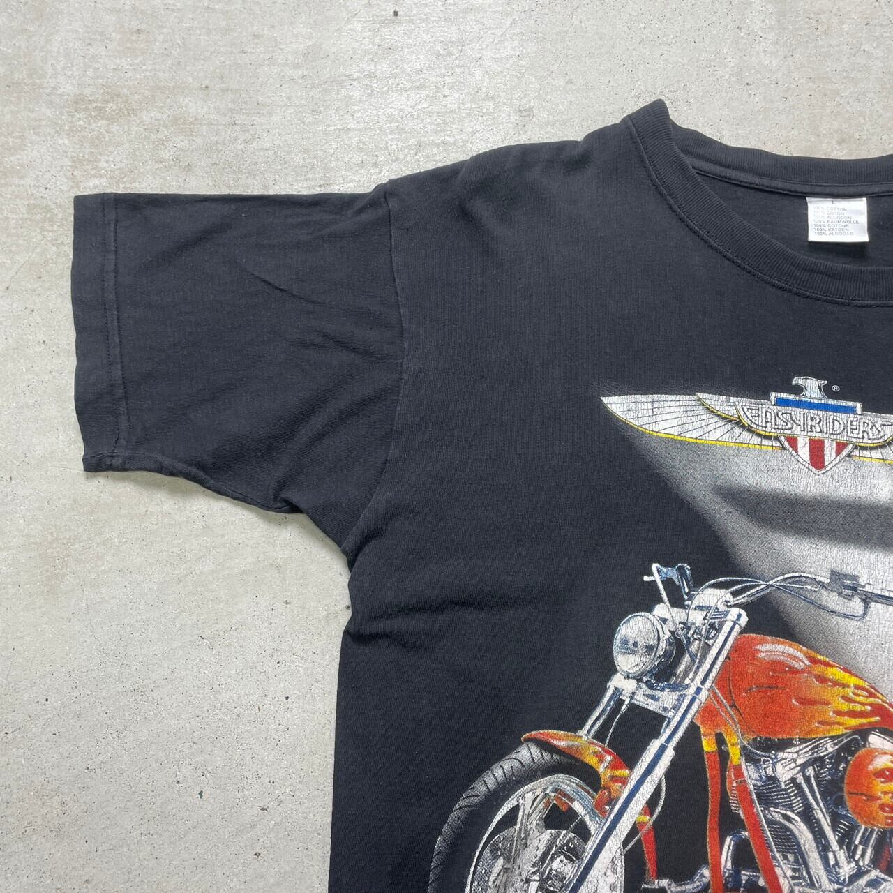 90年代 イタリア製 EASYRIDERS イージーライダース バイクTシャツ 