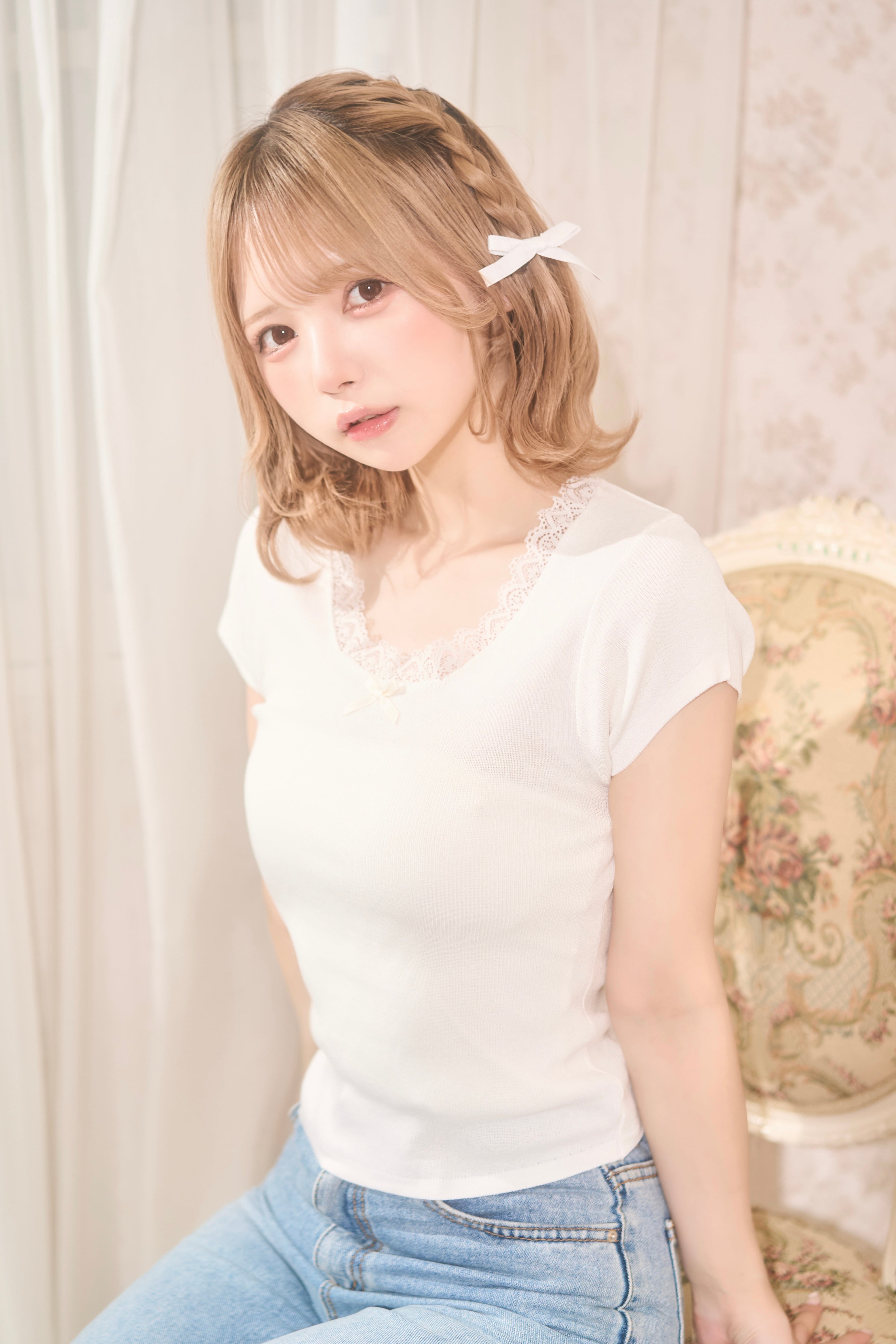 petit ribbon tops