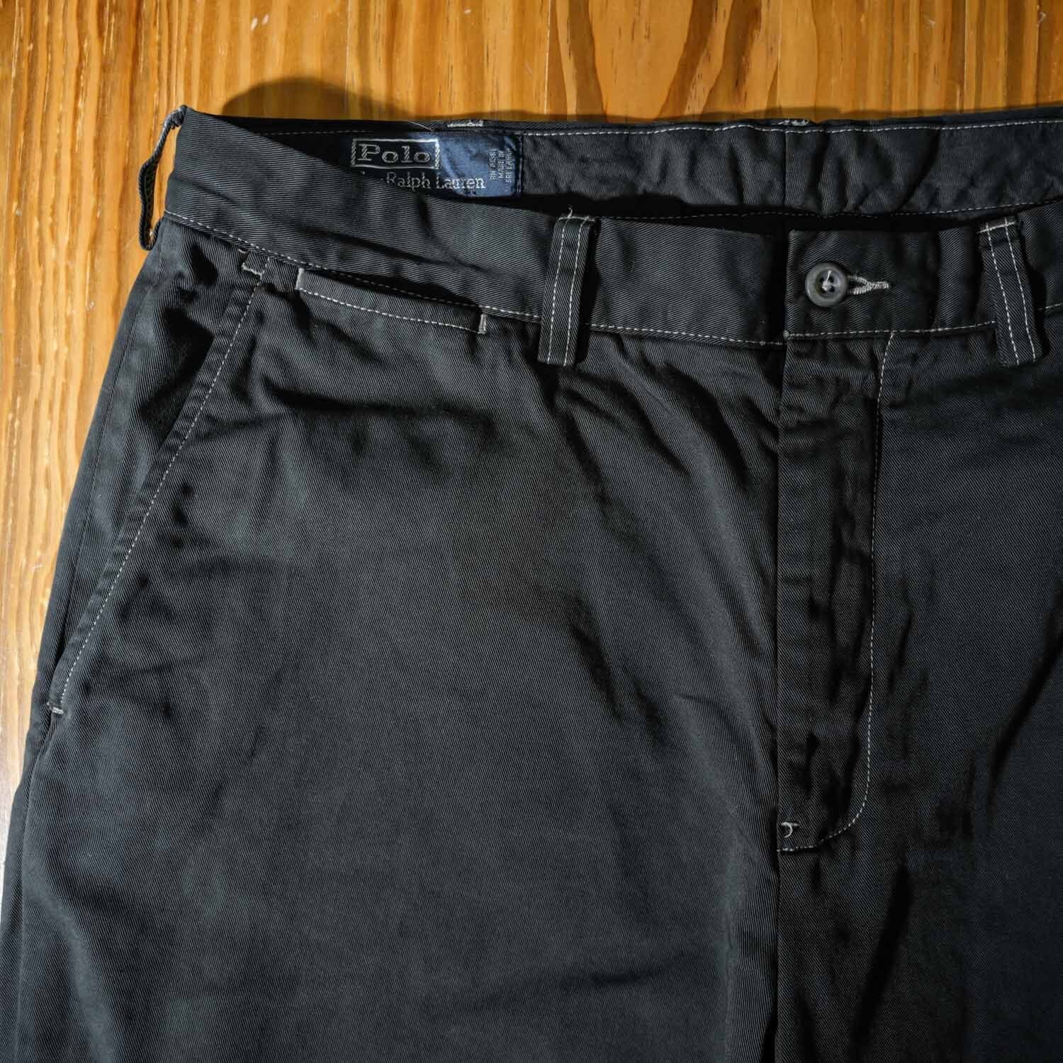 ブラック後染め W36×L30表記 00s ラルフローレン POLO by Ralph Lauren