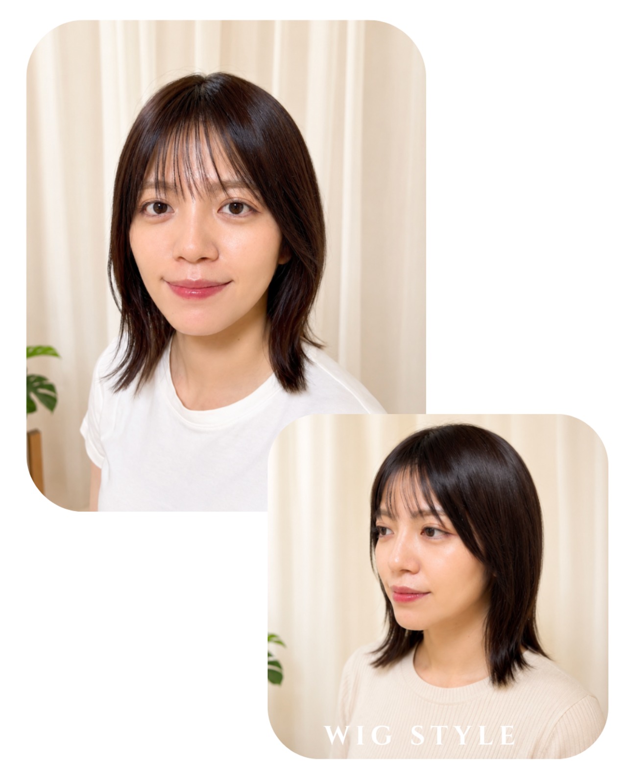 先行発売【サニー】02 切りっぱなしボブ　医療用ウィッグ・人毛