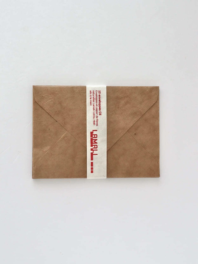 封筒 11x15cm / 10 Envelopes 11x15cm Grey Lamali