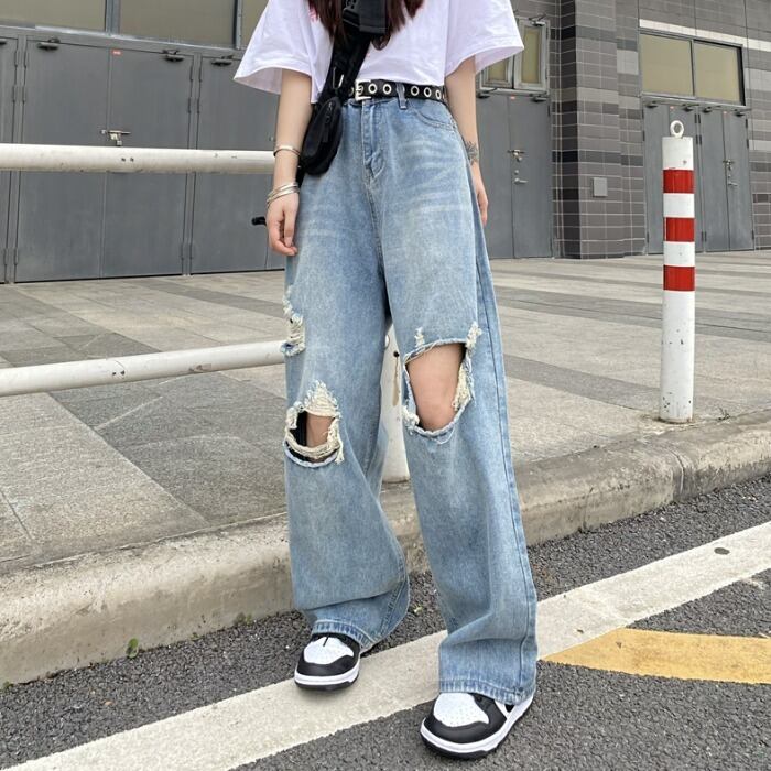 ジーンズ サマーカジュアルパンツ スタイル かわいい 夏物 ケッペル39431415861