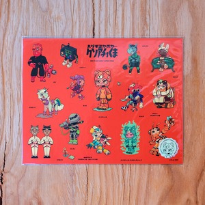 【在庫僅少】クソアチィくまのステッカーシート