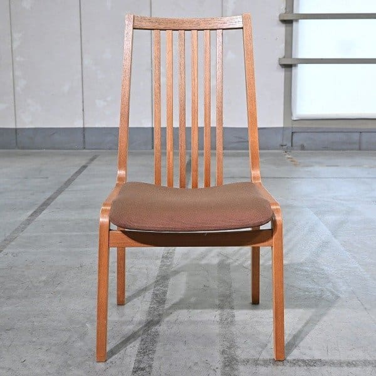希少 70年代 天童木工 ダイニングチェア 椅子 チーク材 アームレス ビンテージ 北欧スタイル ジャパニーズモダン 和 TENDO 【 中古家具/中古インテリア/USED家具ユーズド家具/リサイクル】