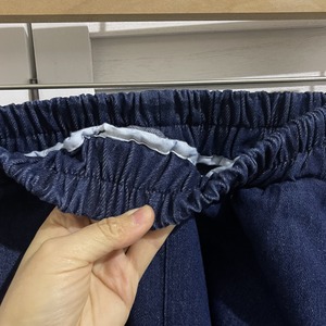 裾レース バルーンデニムパンツ Y 10941