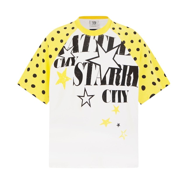 スタークレイジーパターンラグランTシャツ 5col R02300