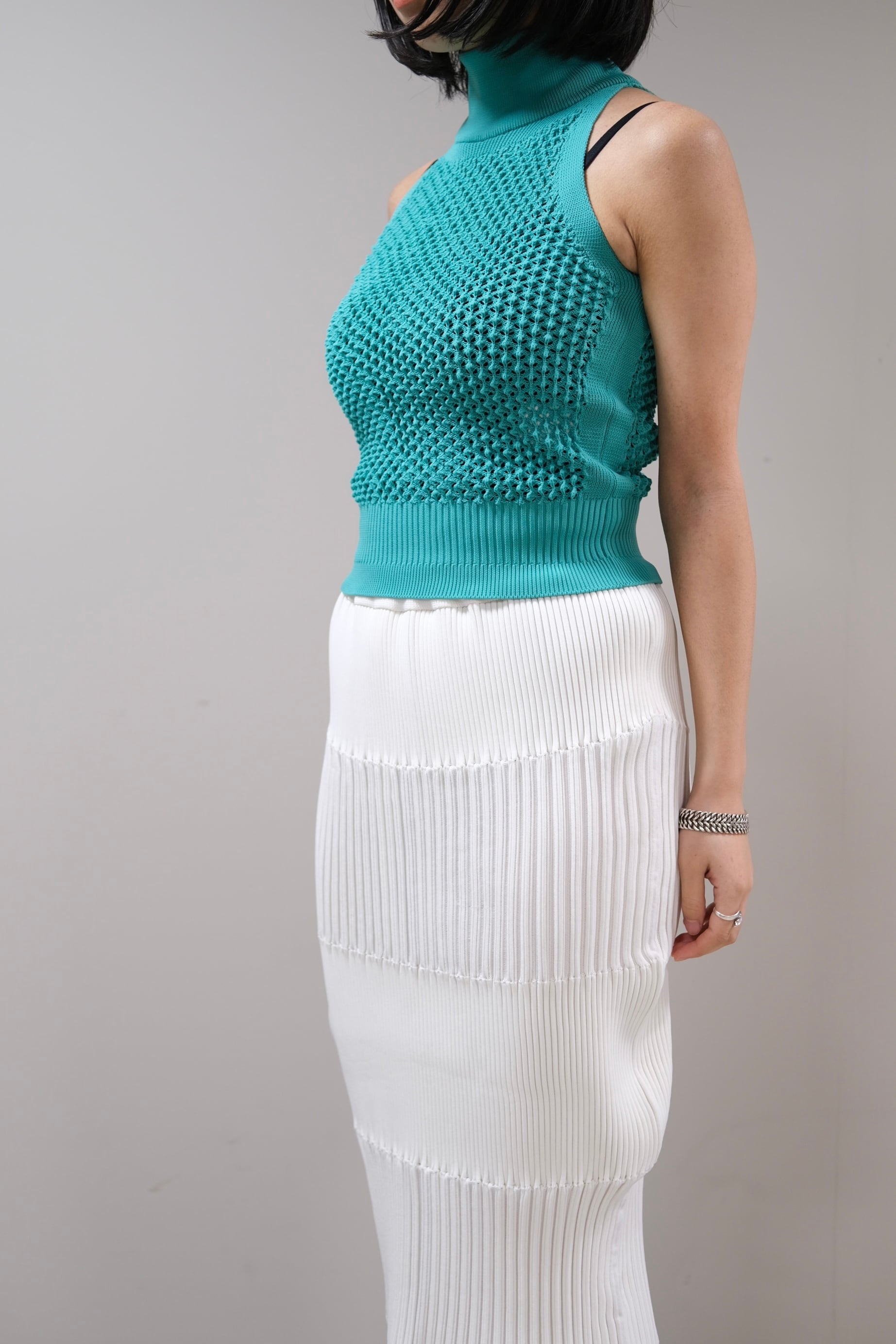 CFCL】LATTICE TOP 2 - emerald | loop