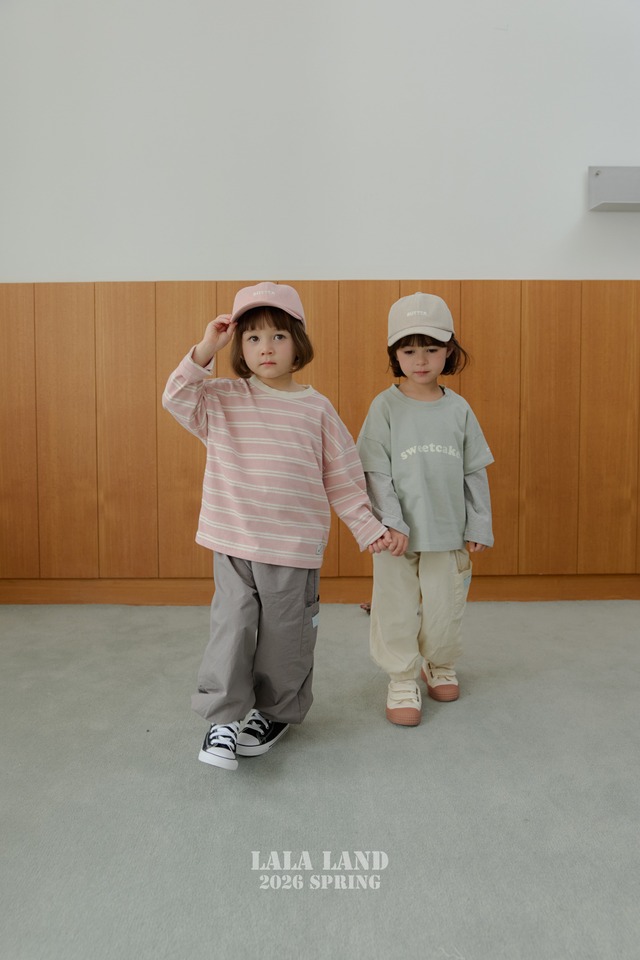 予約⌇LaLa land / Easy cargo jogger pants