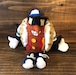 ''FRANK"the Hot Dog Everett Aqua Sox mascot doll/フランク ホットドッグ エバレット アクアソックス 野球  ぬいぐるみ