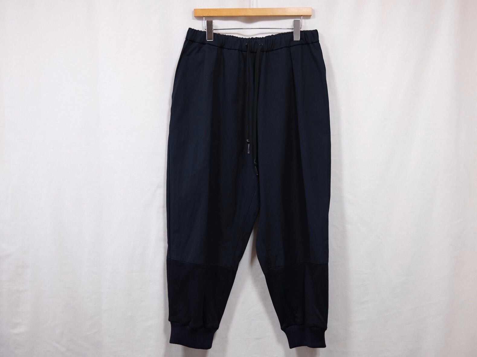 23AW UNTRACE MELTON TAPERED TRACK PANTS