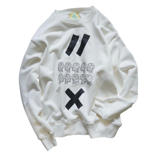 REPORT / 〃× CREW NECK SWEAT OFF WHITE