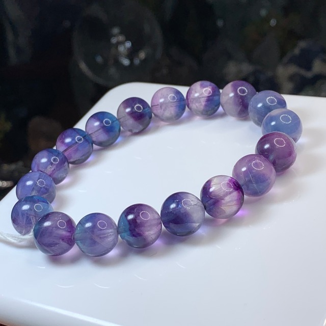 no1.幻想的な色合いレアカラーフローライト ブレスレット