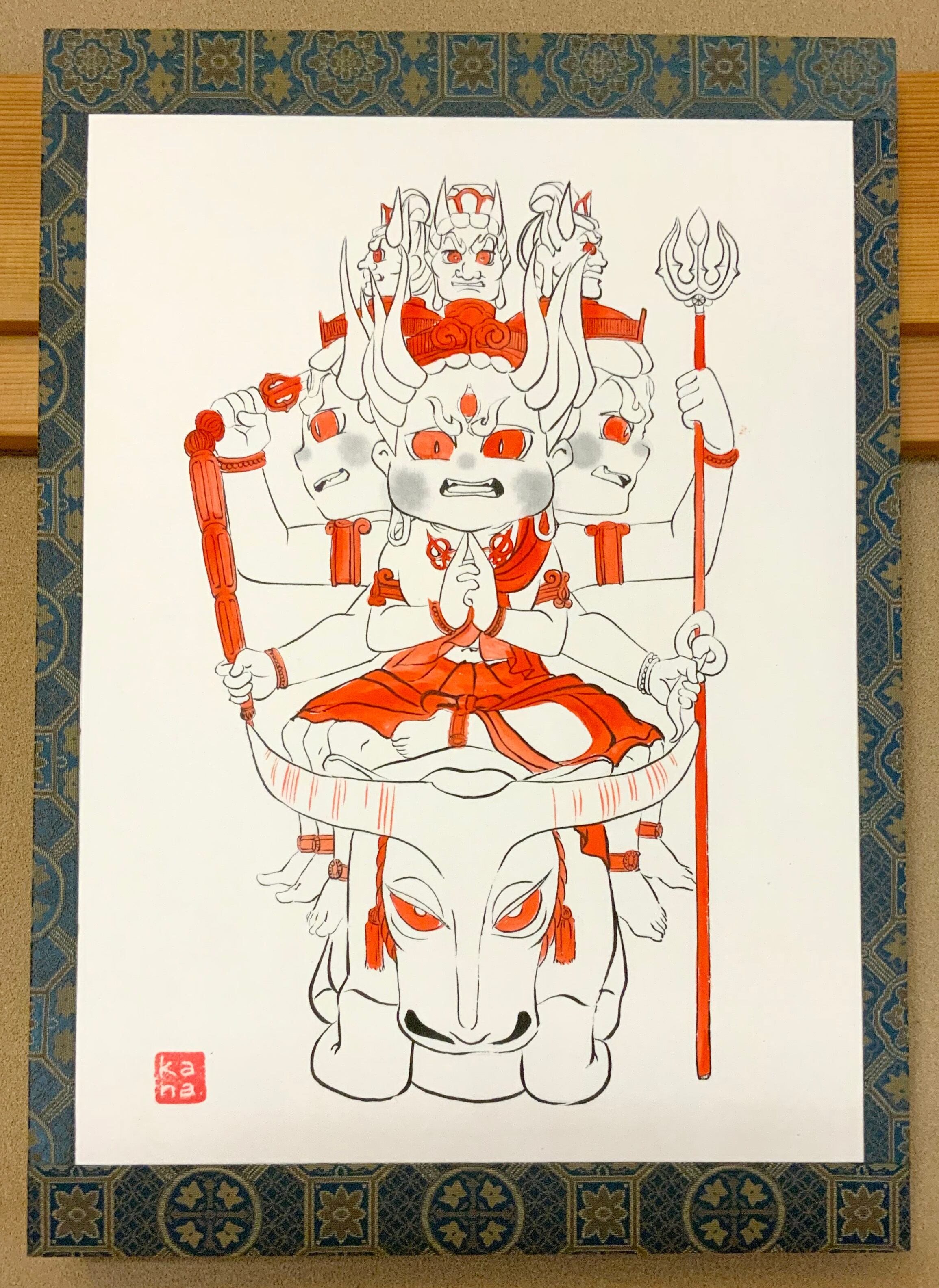 原画】大威徳明王 | めご屋