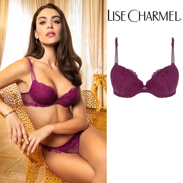 [H72sa] モールドカップブラ(D) 品番ACH8572 ※大きめ注意 【LISE CHARMEL】【リズシャルメル】【インポートランジェリー】