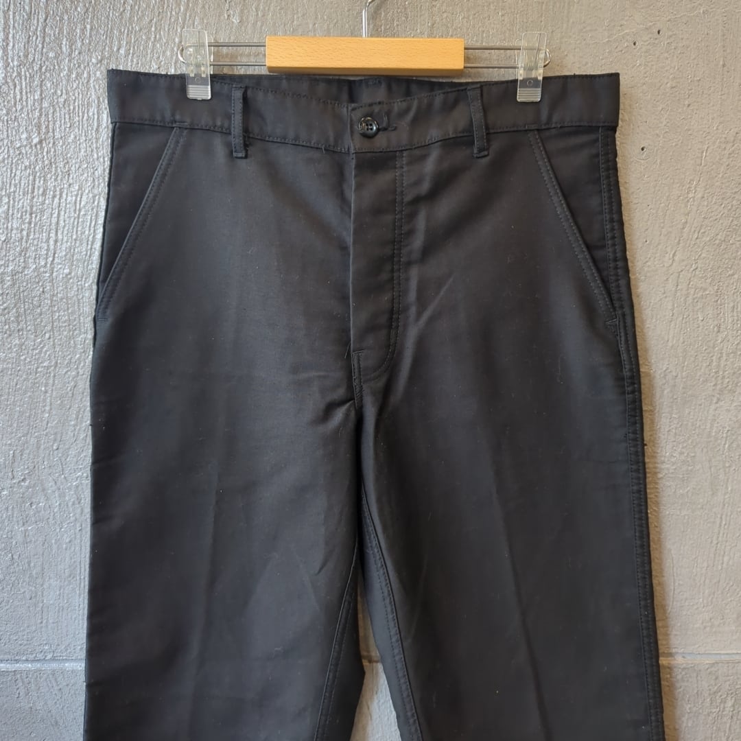 USED］Confiance Textile Black Moleskin Work Pants 44 | ARCANA/THE END