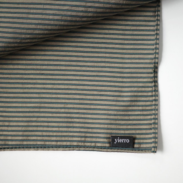Deadstock Fabric Scarf / Bronze Khaki × Dark Green