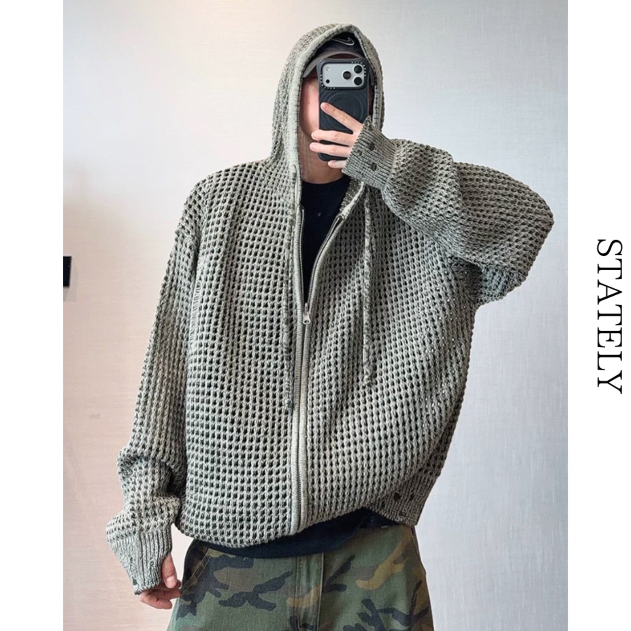 Open Mesh ジップフーディー_T49・画像6