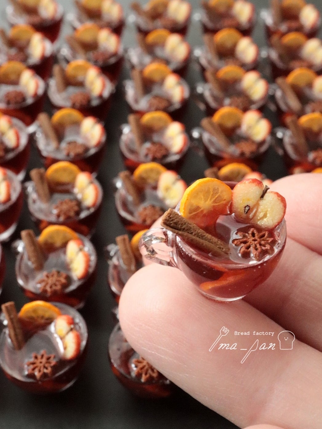 ima_pan シュトーレン＆ホットワイン　イヤリング シュトーレン＆ホットワイン【ピアス/イヤリング】 | ima_pan